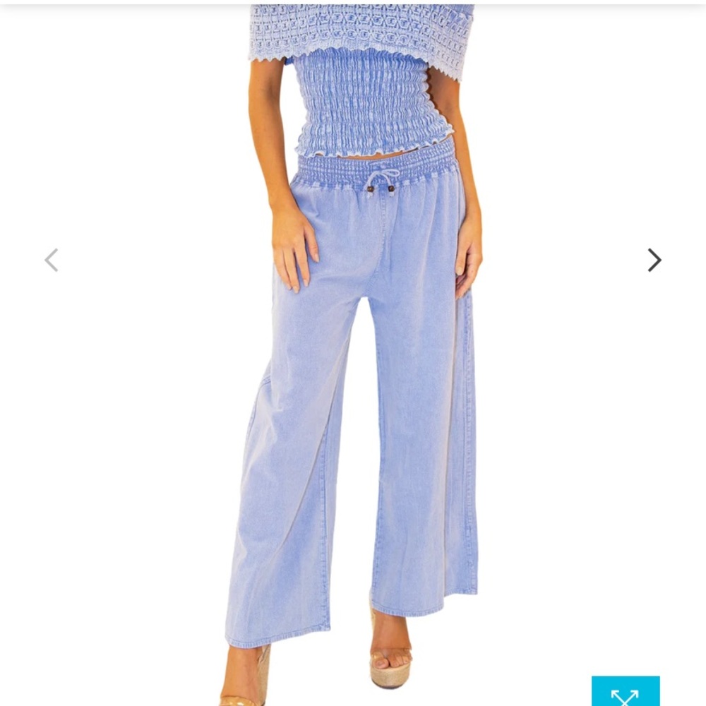 Seaspice wide leg cotton pants